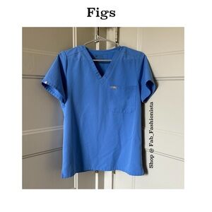Figs Catarina one pocket scrub top Small